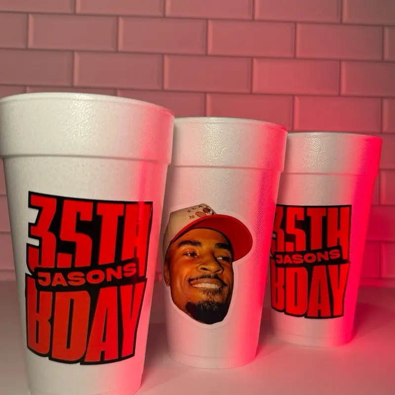 20oz Styrofoam Cup Decals 20oz Styrofoam Cup Decals