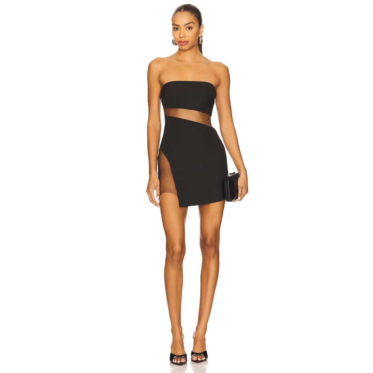 nbd black mini dress NBD