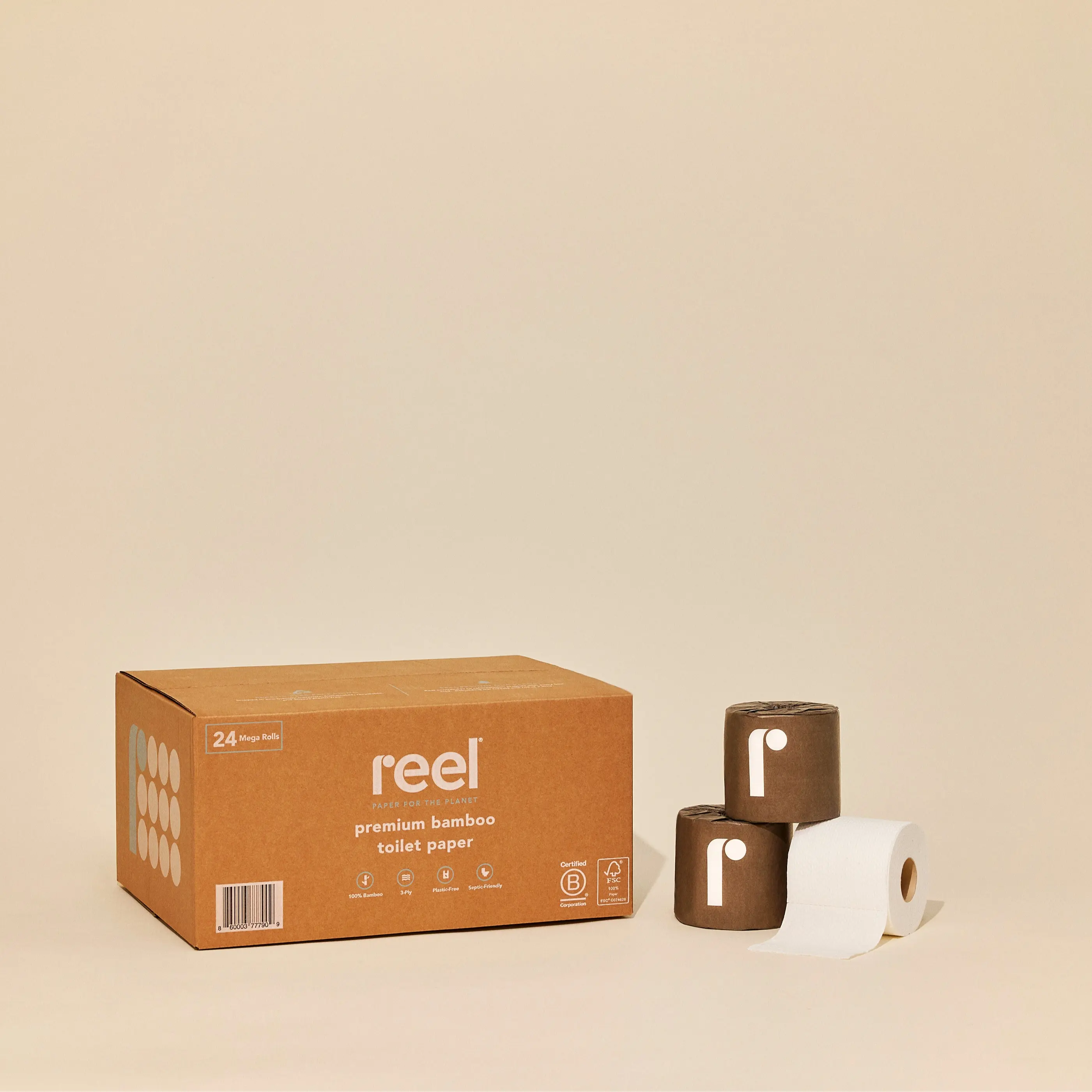 Reel Bamboo Toilet Paper (24-ct) Reel Bamboo Toilet Paper (24-ct)