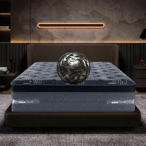 Luxury Pocket Spring Mattress with High-Density Foam Edge – Ultimate Comfort, Perfect Support, Deep Sleep, Back Pain Relief, Spine Alignment, Pressure Point Relief, and Premium Relaxation Experience for Better Nights