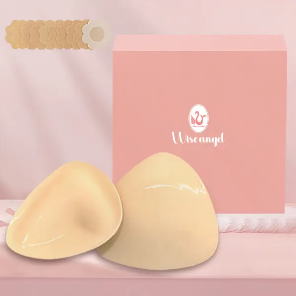 Wise angel Hot Selling Bra Inserts Instantly Add 1-2 Cup Sizes Push Up Bust Pads Sticky bra push bra，Breast Enhancer Bra Inserts,Comfortable Invisible Push Up Pads for Women Daily & Party Wear，CupSizeUp bra，Bra Inserts