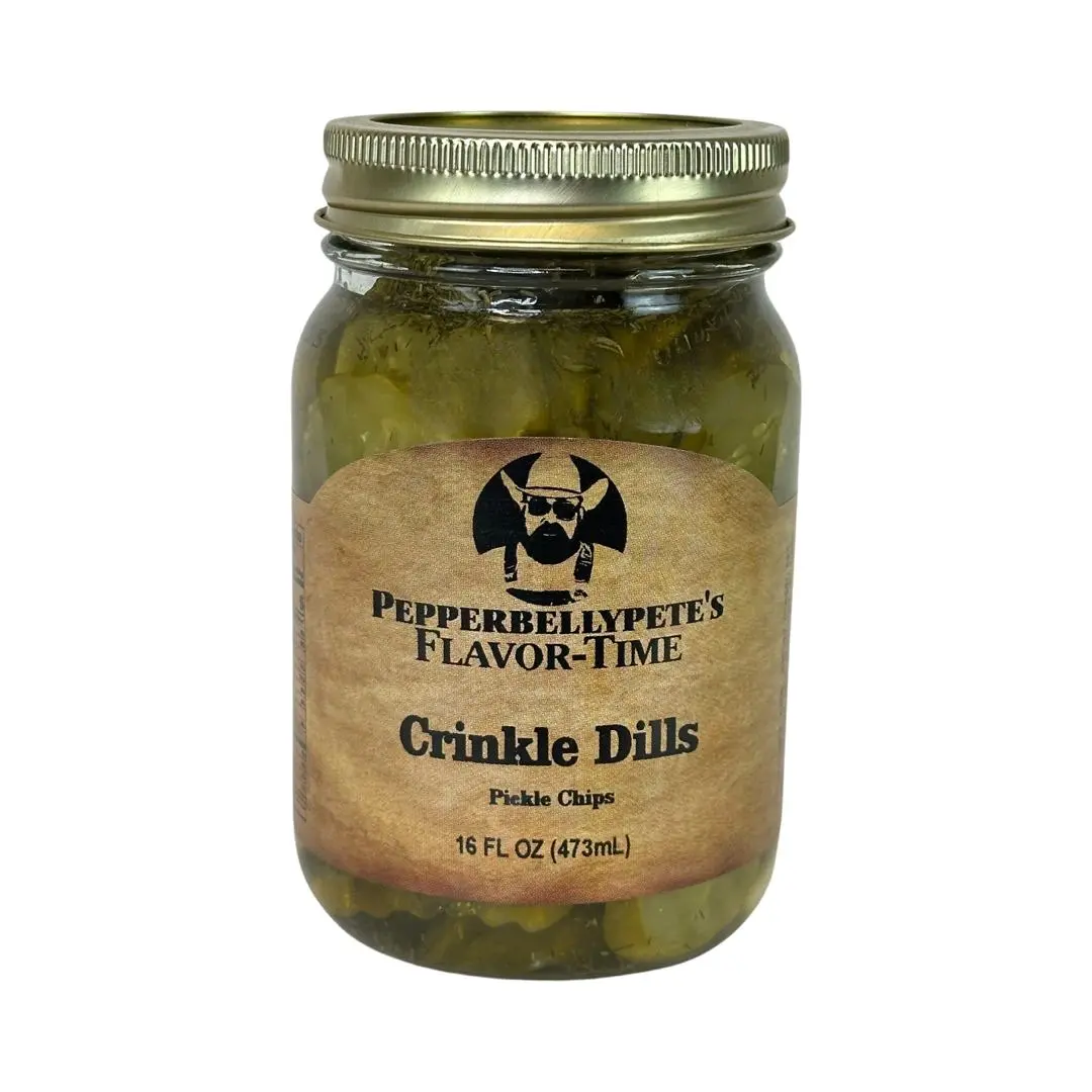 Pepper Belly Pete's Crinkle Dills