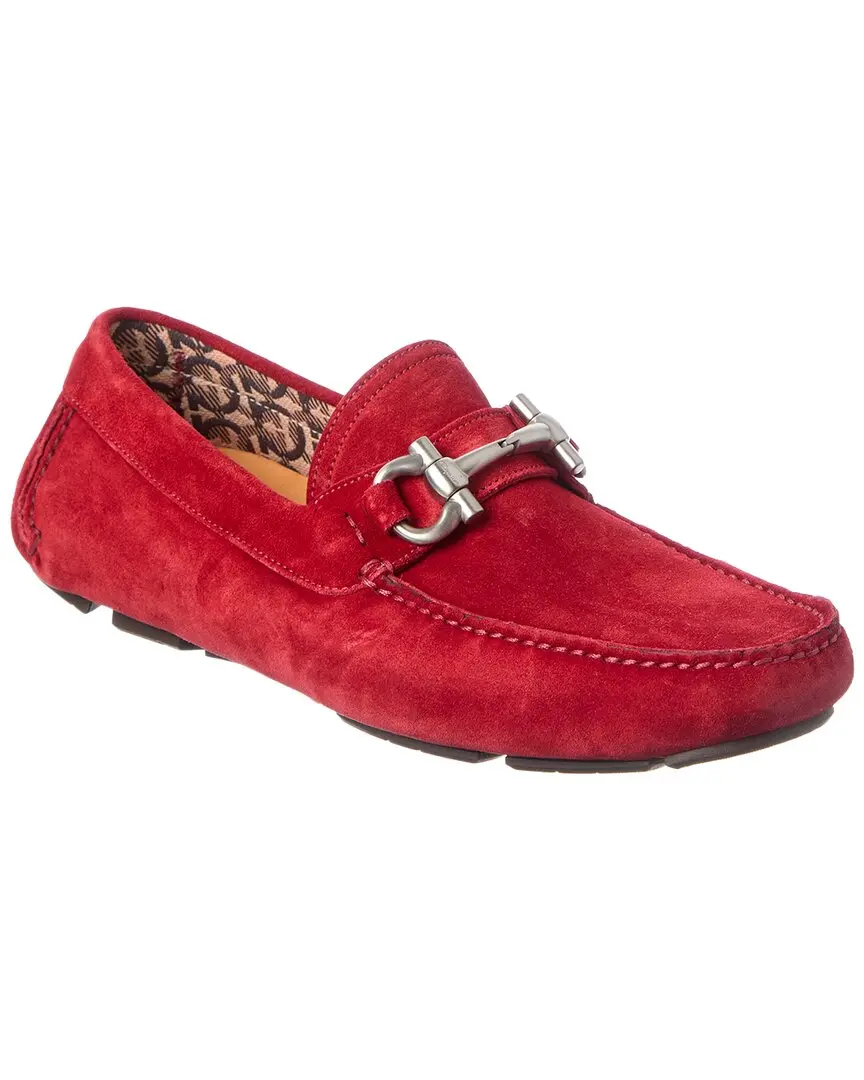 Ferragamo Leather & Canvas Loafer