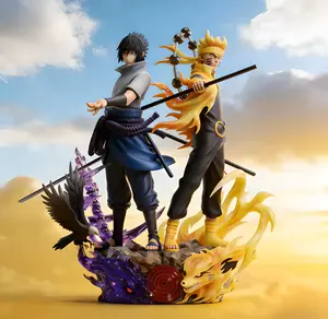 Naruto & Sasuke Collectible Action Figure Set, Sealed Anime Collectible for Enthusiasts
