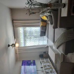 Inovaday 2pcs Blackout Curtains Linen Curtains for Living Room Bedroom Window Drapes Clip Rings/Rod Pocket Linen Black Out Curtains Thermal Insulated