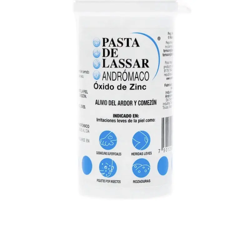Pasta De Lassar Andromaco óxido de zinc 25% Relief Itching