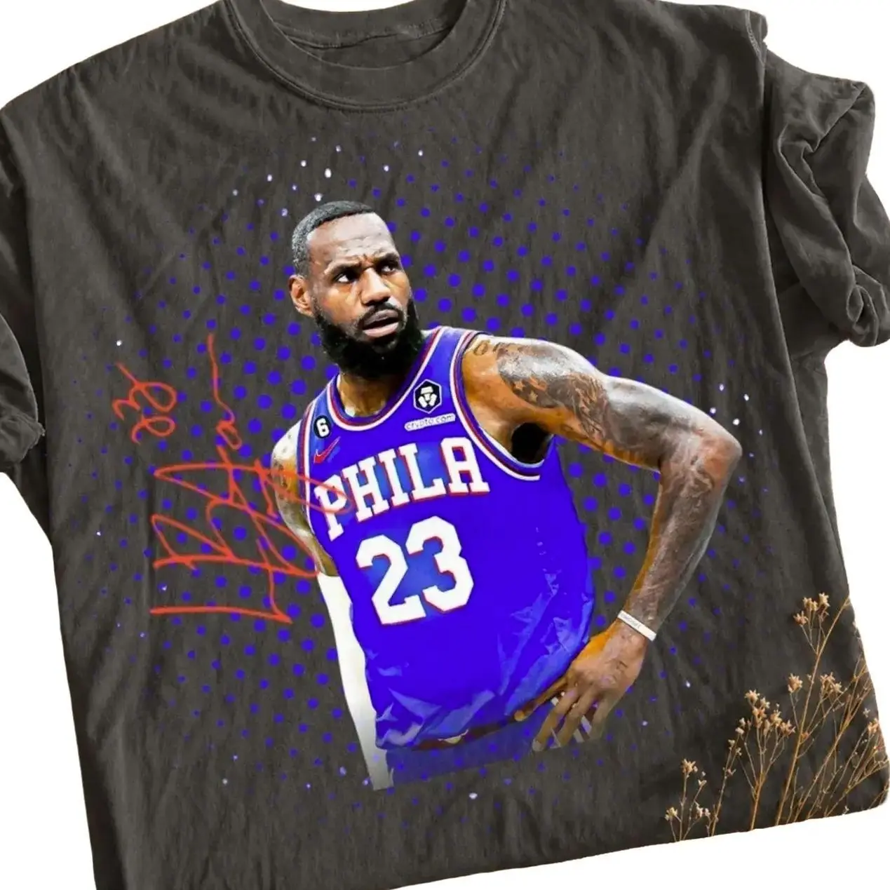 LeBron James Shirt, Philadelphia 76ers, Filthy Fans Tee