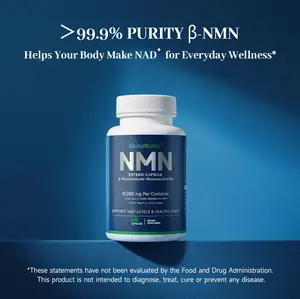 AbinoNutra NMN Capsules | Pro NAD+ Support Formula | 18,000mg Per Bottle | Enteric Coated | Cellular Energy & Healthy Aging Supplement for Healthcare Adults - Daily Dietary