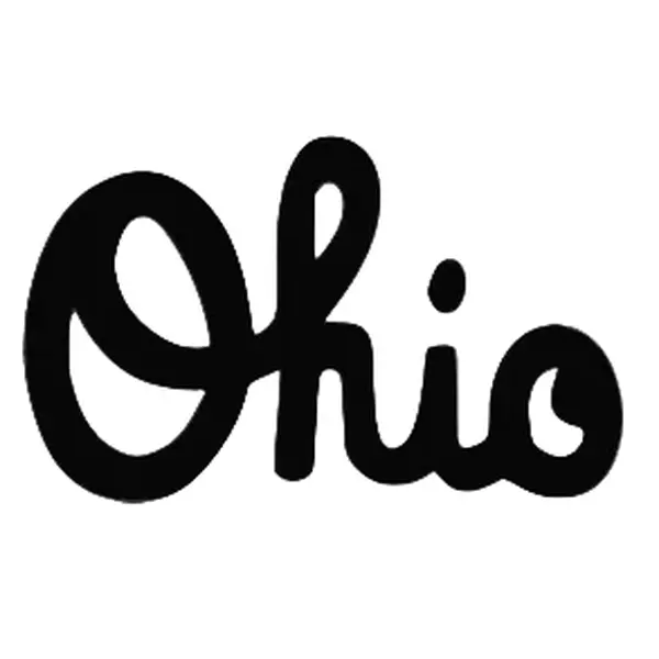 Ohio State Script decal