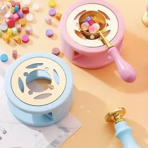 1pc Handmade candle burning accessories convenient candle burning accessories stamp burning wax holder reusable wax holder