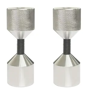304 Stainless Steel Flange Pin, Diameter Alignment Pin, 2 Pcs Two Hole Flange, Diameter 1-1/8 ", Resistant to Rust
