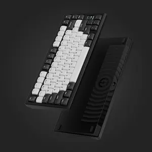 CHILKEY F75 LP Wireless Effortless Typing Keyboard, Full Aluminum Case 2.4G USB-C Hot Swappable PC Office Keyboard with 1.2 Inch HD OLED Display, Rechargeable Ergonomic Keyboards with Custom Linear Switches for Office & Gaming, Wireless Keyboard