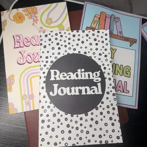Yearly Reading Journal - undated journal for tracking reading & challenges