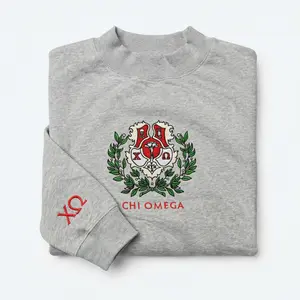 Embroidered Sorority Mocknecks Embroidered Sorority Mocknecks