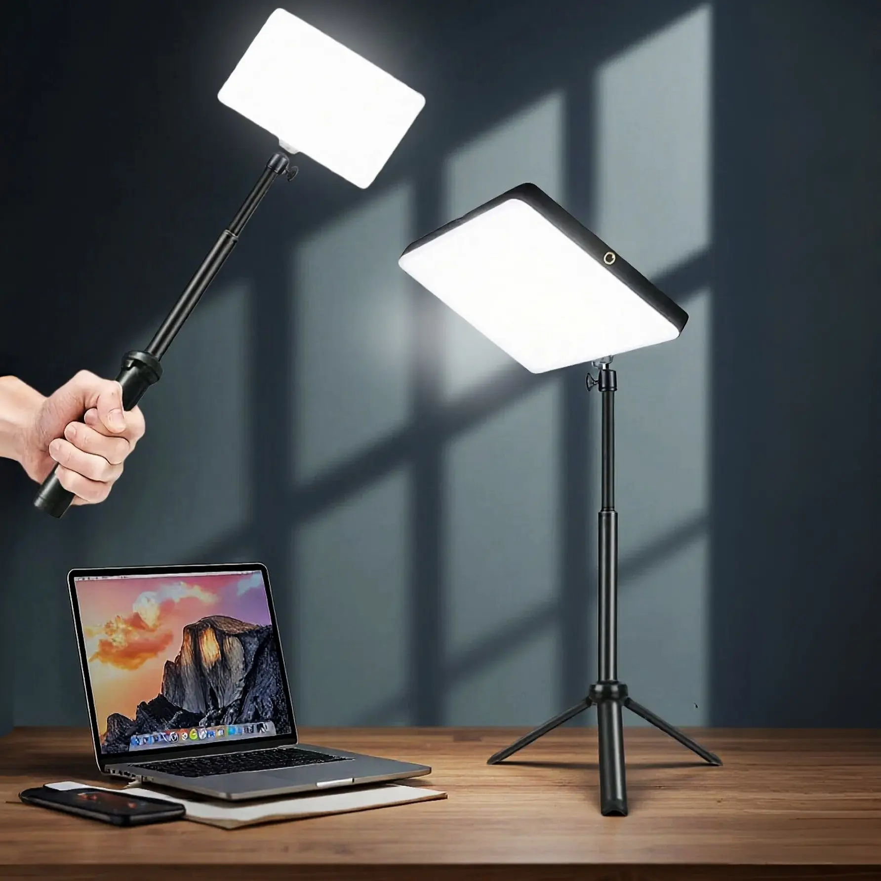 10 Inch USB Powered LED Ring Light, Adjustable Foldable Stand + Phone Holder, Live Streaming Video Conference Lighting, Vlog Camera Lamp, Video Fill Lamp, Photographic Fill Light, Photography Fill Light, Photography Lights