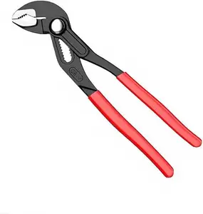 7-Inch Water Pump Pliers, Push Button Quick Adjust Tongue and Groove Pliers Adjustable Water Pump Pliers, V-Jaw Tongue and Groove Pliers