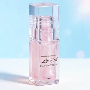BossUp Glitter Healing Lip Oil (6ML) – Lightweight, Hydrating Sheer Lip Gloss with Cherry Fruit Extracts, Lipstick-Compatible