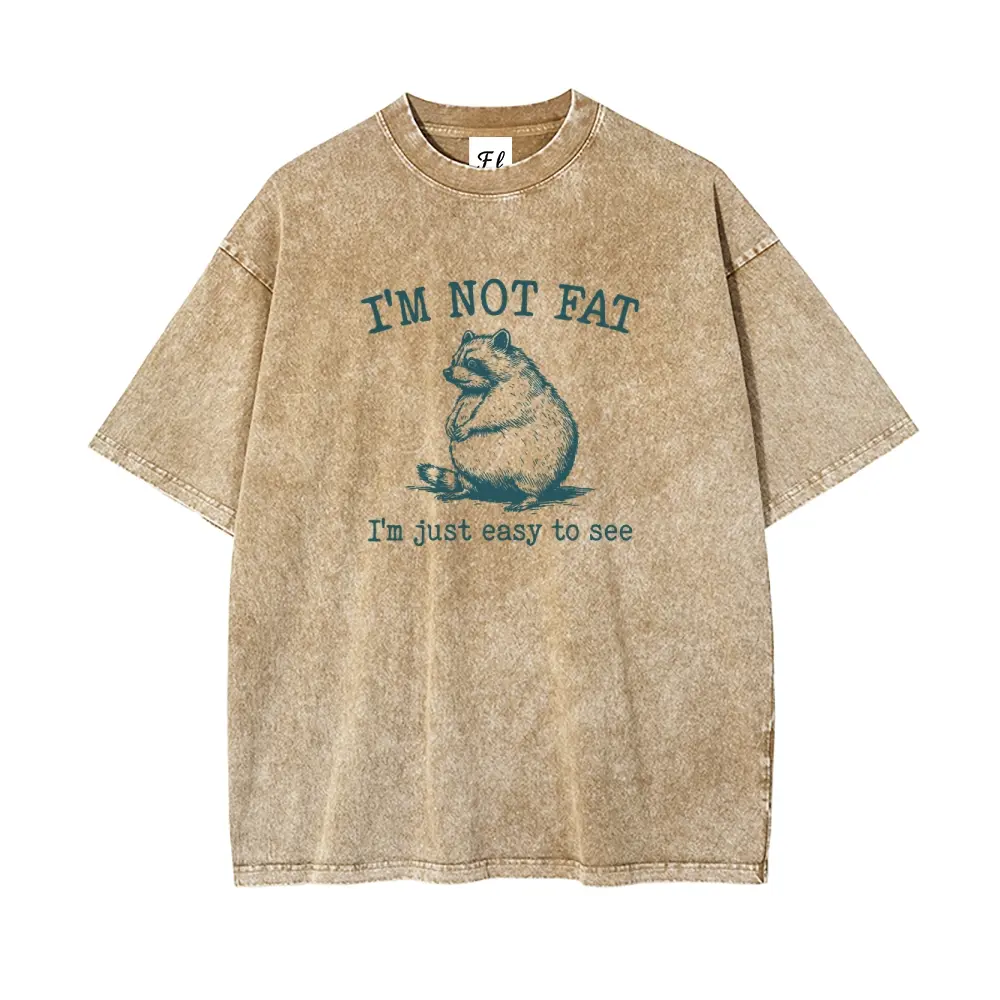 Men's Oversized Baggy Loose Vintage Washed Batik Cotton Basics T-Shirt - Round Neck, Retro Casual Graphic, Stretch Super Soft Pre-Shrunk, S-5XL (3XL,4XL Included), Unisex Mensfashion Streetwear Top