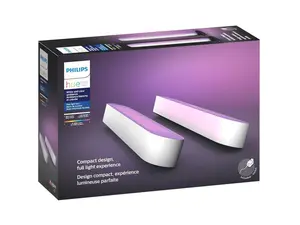 Philips Hue Play Ambiance Smart LED Bar Light, 2-Pack (Works with Amazon Alexa, Apple Homekit & Google Home) - White
