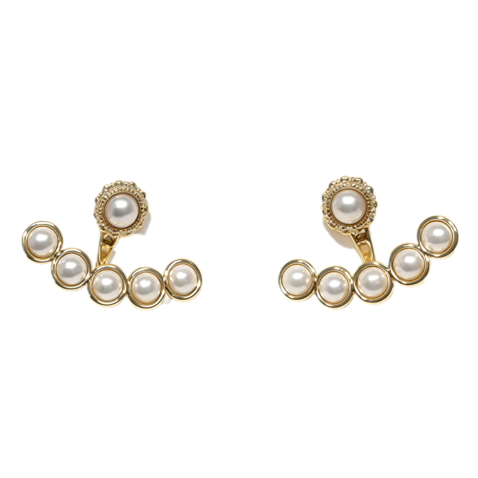 Star Pearl Stud Earrings