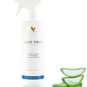 Forever Aloe First 16 Fl Oz Pack of 1 Soothing Mist for Skin & Hair Gluten Free Vegan Friendly Quick Relief for Minor Cuts Scrapes Burns Sunburn