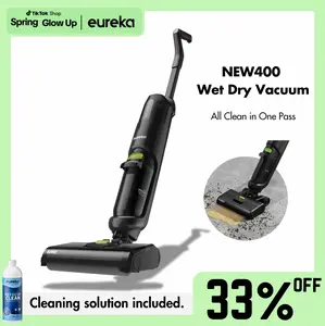 Eureka Cordless Wet Dry Hard Floor Cleaner, Self Cleaning, Smart Vacuum Mop for Multi-Surfaces, Perfect for Cleaning Sticky Messes, NEW400, Viral Cleaner Durable Household Items, 2 in 1 Vac Mop, Self-Propelled, TiktokShopSpringGlowUp, Steam Mop