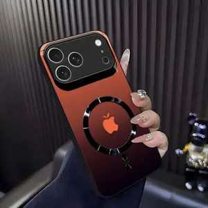 Glossy Mirror Lens "SMILE" Series Luxury Gradient MagSafe Shockproof Cover for [iPhone 17 Pro] 952