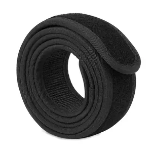 KRYDEX 1.5 inch 3.8 cm Duty Loop  Battle Belt Accessories Black and Coyote Brown Nylon Inner Soft Belt EDC from 28"– 48" Solid Color Belt Textured Belt