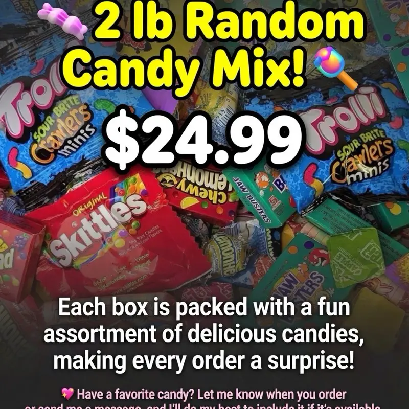 Medium-Size Snack Gift Set - Ambient Food Assortment with 2Lbs of candy Extra Sugar Candy and Themed Candy Confetti Dessert Assorted