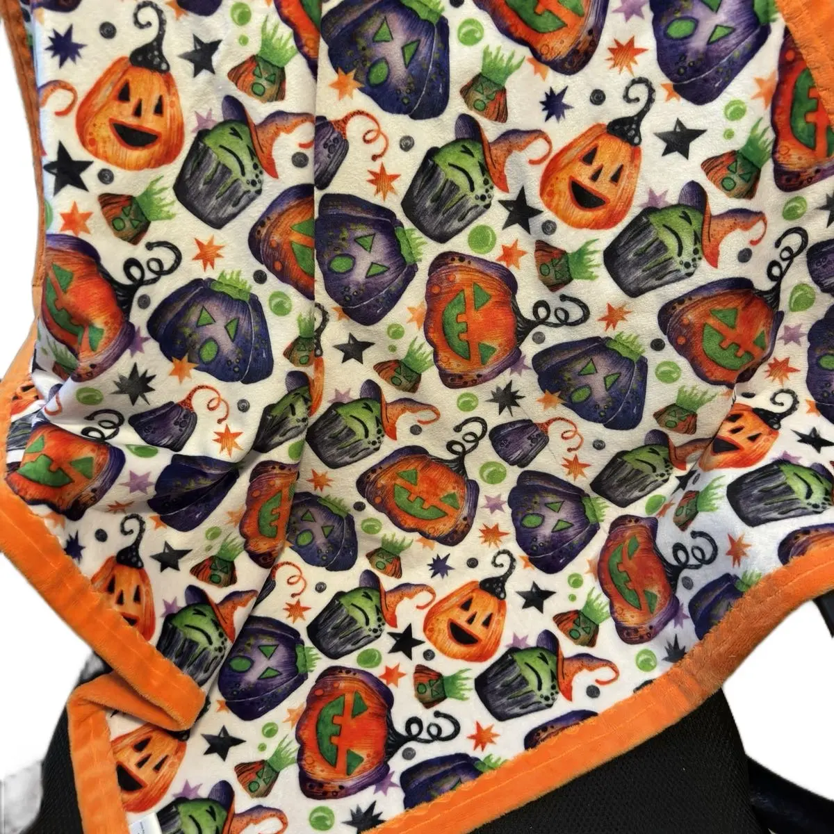 Minky Cuddle Halloween Kids Blanket 28” by 31”