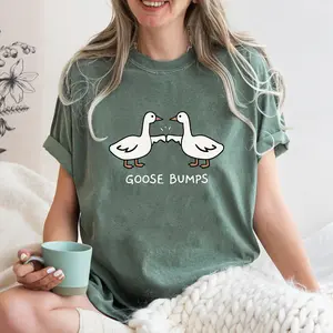 Goose Bumps Shirt, Sweatshirt – Silly Goose Shirt – Funny Goose Lover Outfit – Sarcastic Goose Gift & Couple Clothing