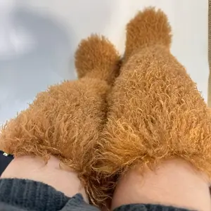 Women's -Lined Plush Faux Fur Over-the-Knee Boots - Thick Platform Sole Winter Tall Boots with Faux Fur, Round Toe Warm Knee-High Boots for Weather, Casual & Outdoor Wear (Hand Washable), Women Shoes