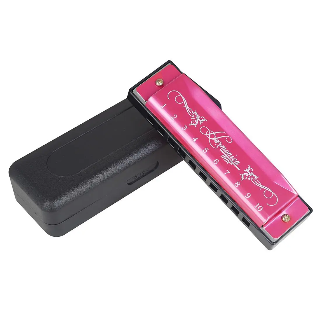 10 Hole 20 Tone Diatonic Harmonica, 1 Count Colorful C Key Harmonica, Musical Wind Instrument for Beginners & Professionals, Music Accessories, Musical Instruments