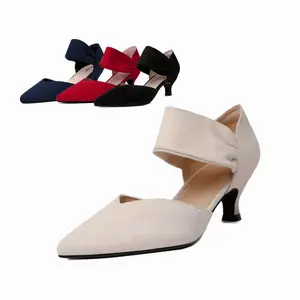 Women's kitten heel pointed closure shoes Elegant Party Wedding Comfortable High Heels