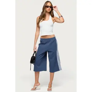 Uma Stripey Bermuda Shorts