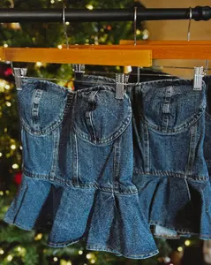 Rodeo Ruffle Denim Top