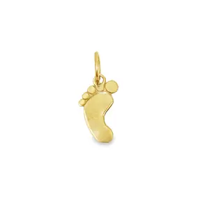14k Baby Foot Charm Pendant