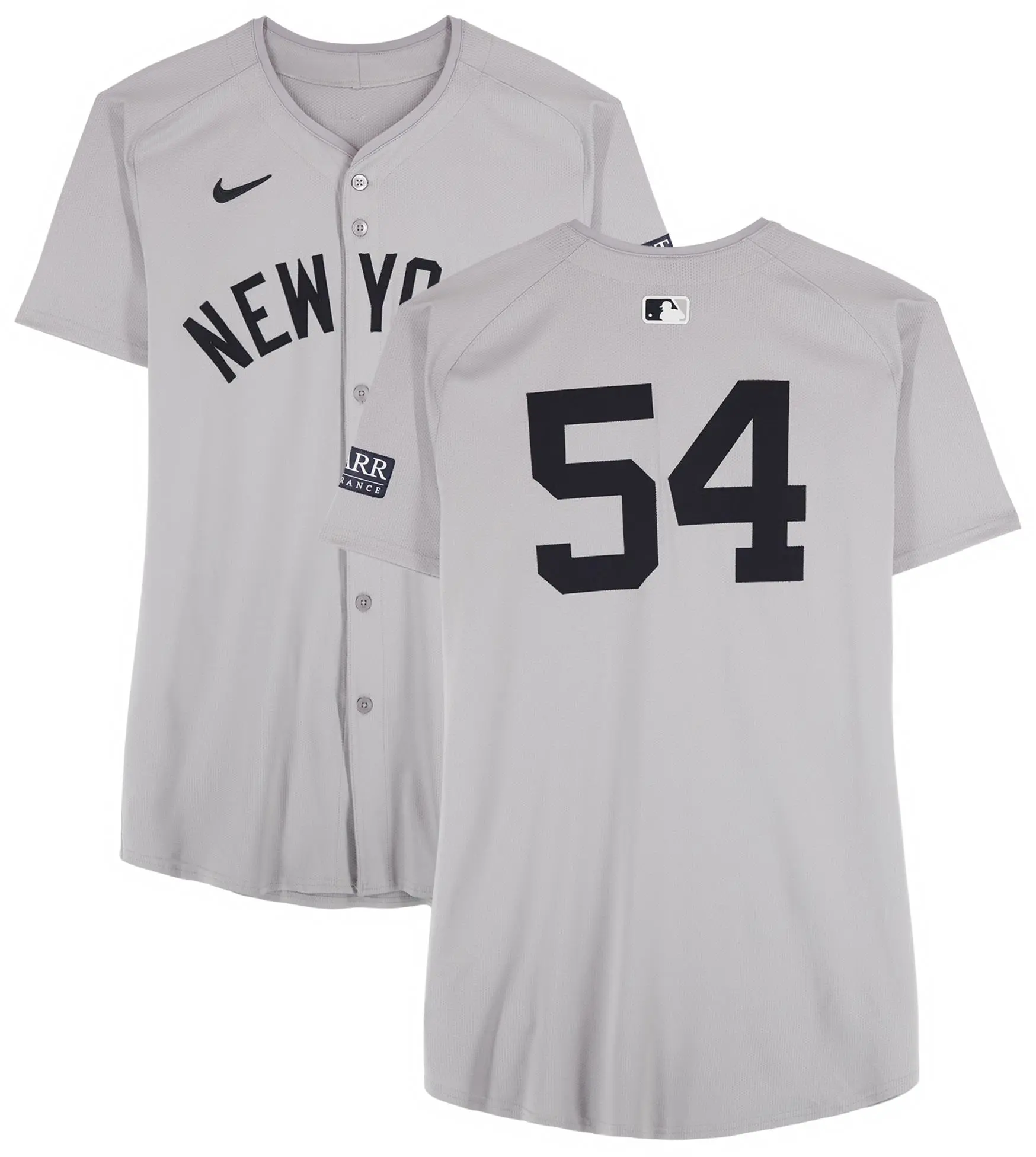 Tim Hill New York Yankees Player-Worn #54 Gray Jersey vs. Kansas City Royals on October 10, 2024 - Fanatics Authentic Certified