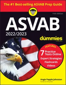 USED-2022 / 2023 ASVAB for Dummies: Book + 7 Practice Tests Online + Flashcards + Video by Papple Johnston, Angie (Paperback)