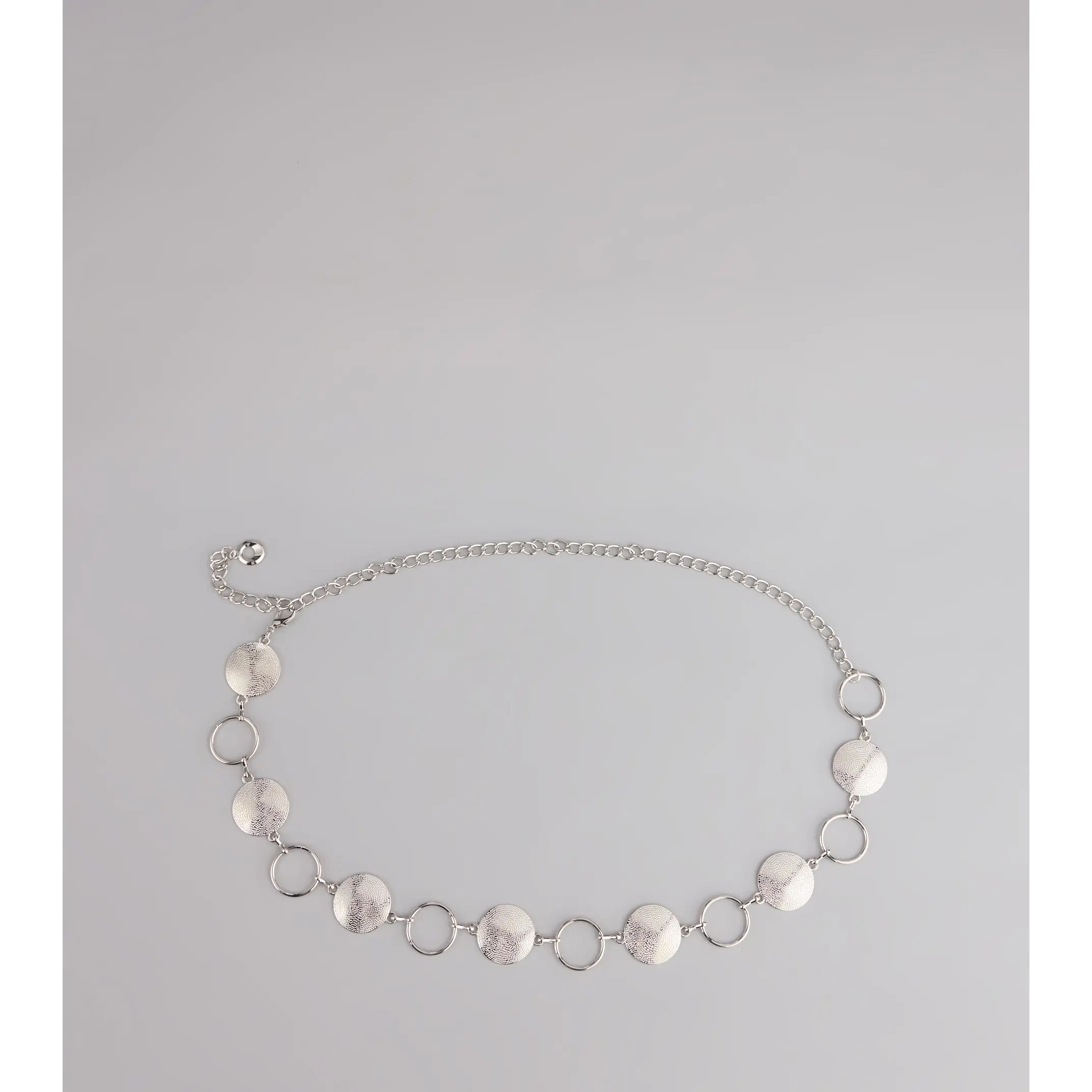 Looped In Luxe Disc Chain Belt