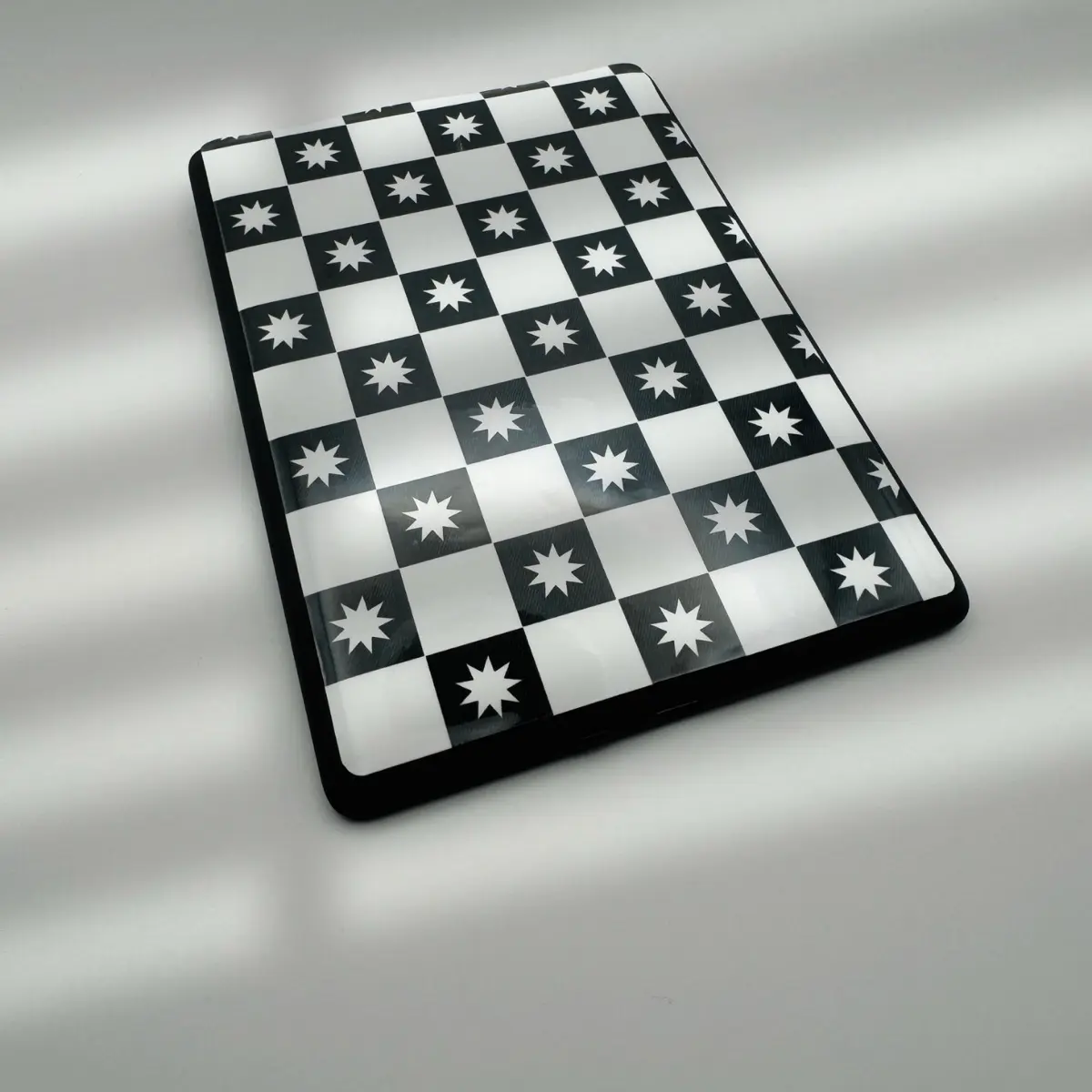 Checker Burst Kindle E-reader Skin Vinyl Decal