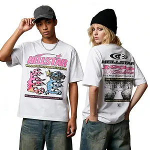 Hell Star Graphic T Shirt Streetwear Y2K Oversized Top Cotton Casual Daily Party Summer Trend Fashion Outfit Men Women Unisex Hip Hop Style