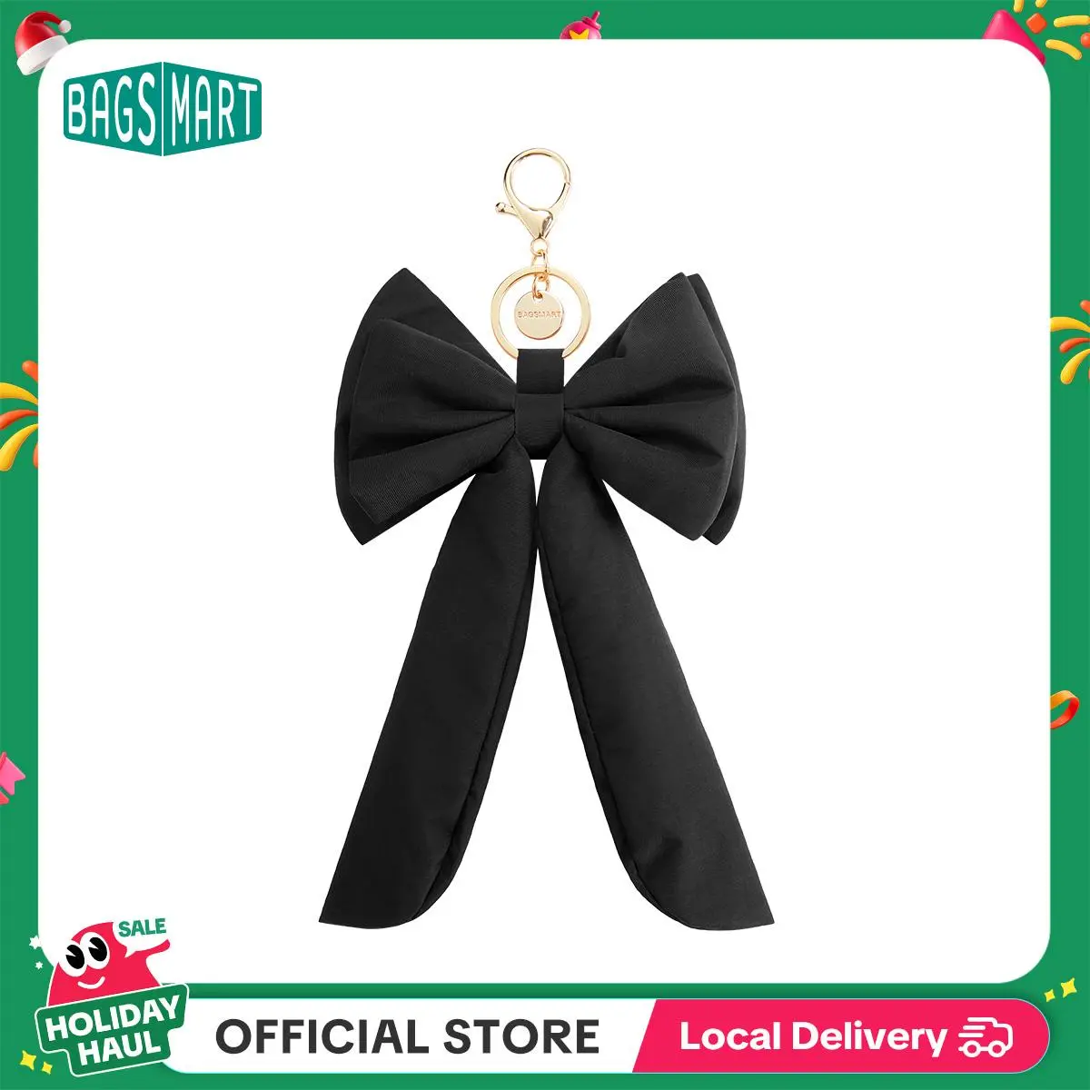 BAGSMART Women's Cute Puffy Bow Handbag Charm & Keychain,Elegant & Sturdy Accessory for Women's Crossbody Bag Bagcharm TikTokShopHolidayHaul