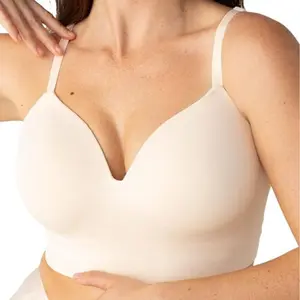 New - large size women's bra, comfortable, slimming and anti-sagging, 360-degree wrap bra without steel rings