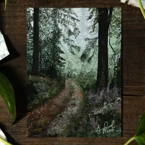 "Still, The Road Goes On" Art Print