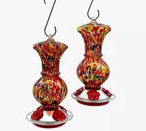 Ultimate Innovations S/2 Hummingbird Feeders w/Clean Kit & S-Hook