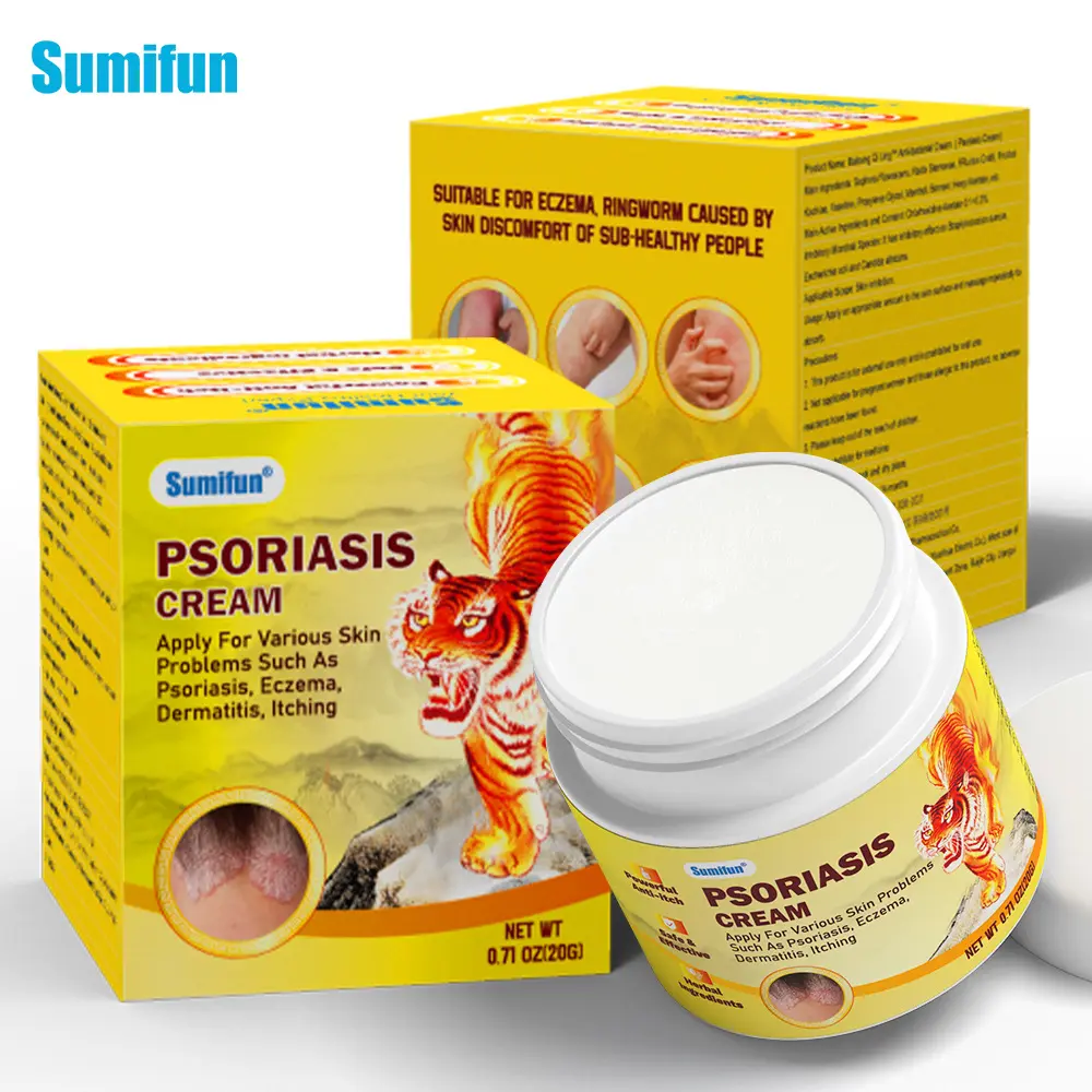 Psoriasis Treatment Cream for Skin Care, Topical Therapeutic Ointment for Symptomatic Relief of Itching, Adults, Healthcare