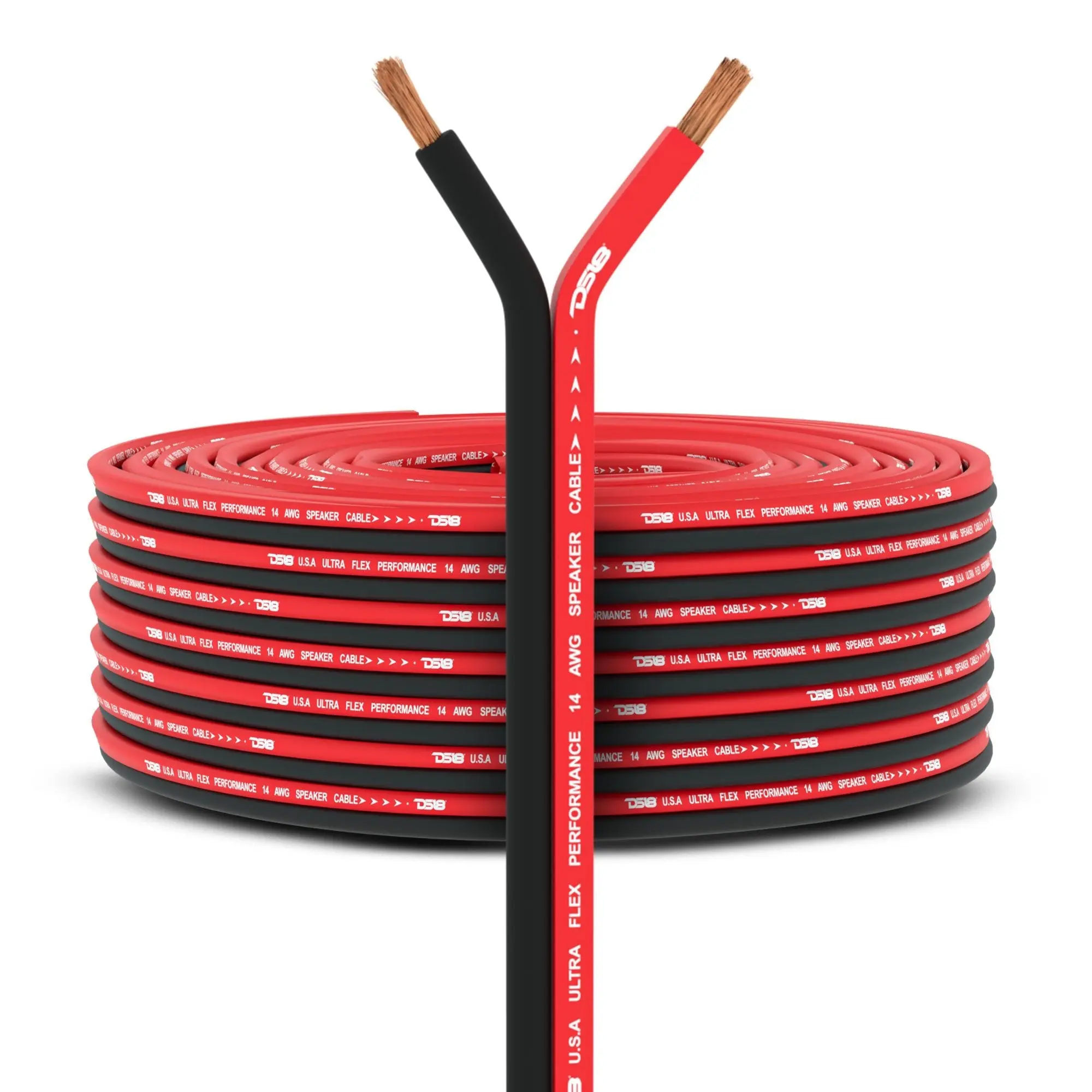 DS18 14-GA Ultra Flex CCA Copper Speaker Wire, 100 Ft for Audio & Video Accessories