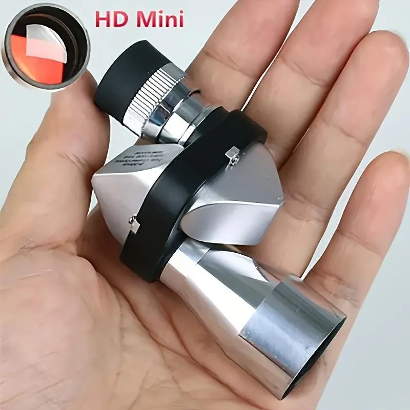 Portable Mini Travel Binoculars, 1 Count Binoculars, Outdoor Camping Binoculars for Hunting, Hiking, Bird Watching and Nature Exploration