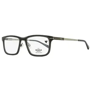 Shinola Flexon Temple Eyeglasses SH37000 012 Crystal Carbon 55mm